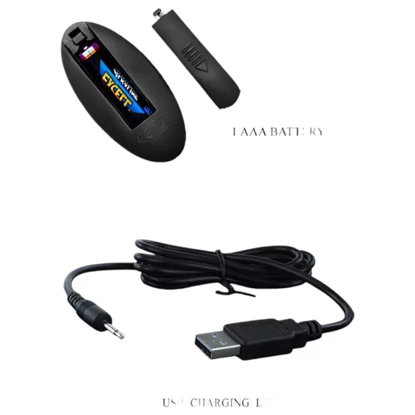 Pretty Love Magic Jinger - Stoßender Anal-Vibrator (schwarz)