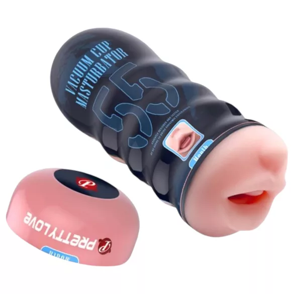 Pretty Love Vacuum Cup - lebensrealistischer Mund-Masturbator (hautfarben)