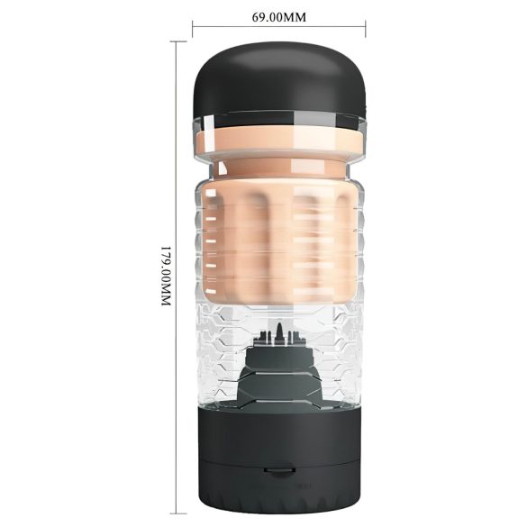 Pretty Love Emily - realistische schwarze Masturbator-Vagina