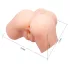 Crazy Bull - Naturgetreuer, vibrierender Masturbator in Po-Form