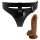 Pretty Love Harness - Universal-Gurt mit 17 cm Dildo (schwarz)
