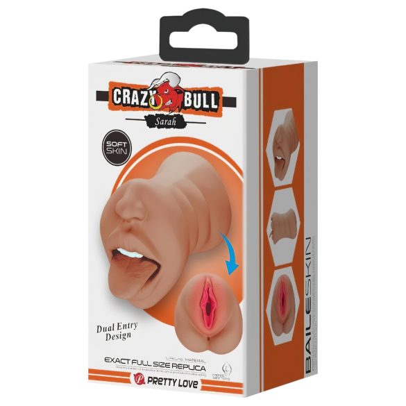Crazy Bull - Mund- und Vaginal-Masturbator (natur)