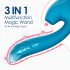 Vibeconnect - wasserdichter G-Punkt-Vibrator & Klitorisstimulator (blau)