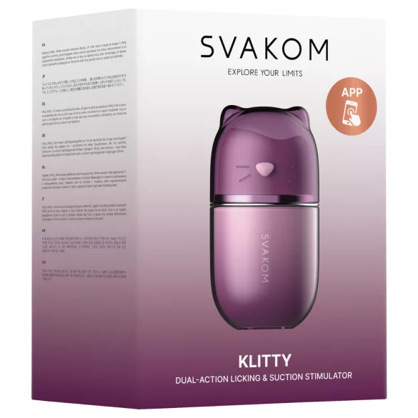 Svakom Klitty - App-gesteuerter Saug- und Leck-Klitoris-Stimulator