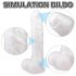 Sex-HD Martin: Naturgetreuer Saugfuß-Dildo (Weiß)