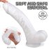 Sex-HD Martin: Naturgetreuer Saugfuß-Dildo (Weiß)