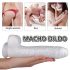 Sex-HD Martin: Naturgetreuer Saugfuß-Dildo (Weiß)