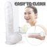 Sex-HD Martin: Naturgetreuer Saugfuß-Dildo (Weiß)