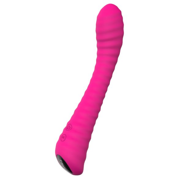 Sex HD Sunshine - Akku G-Punkt Vibrator, gerippt & pink
