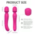 Sex HD Iris - 2-motoriger Wärmender Massagevibrator (Pink)