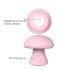 Magic Mushroom - Akku-Gesichtsmassagegerät (Rosa)