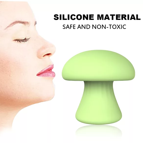 Magic Mushroom - Wiederaufladbarer Gesichtsmassager (grün)