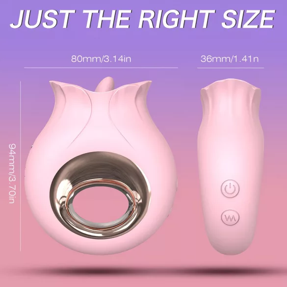 Sex HD French Kiss - Leckvibrator (pink)