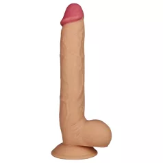   Lovetoy King-Sized - Lebensnaher Dildo mit Saugnapf - 25cm (Hautfarbe)