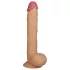Lovetoy King-Sized - Lebensnaher Dildo mit Saugnapf - 25cm (Hautfarbe)