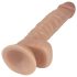 Lovetoy Real Extreme - Saugnapf-Dildo - 21cm (natur)