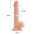 Lovetoy Natur-Cock Saugnapf-Dildo - 21cm (Natur)
