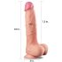Lovetoy Nature Cock - Doppelschicht Echt-Dildo - 25cm (natur)