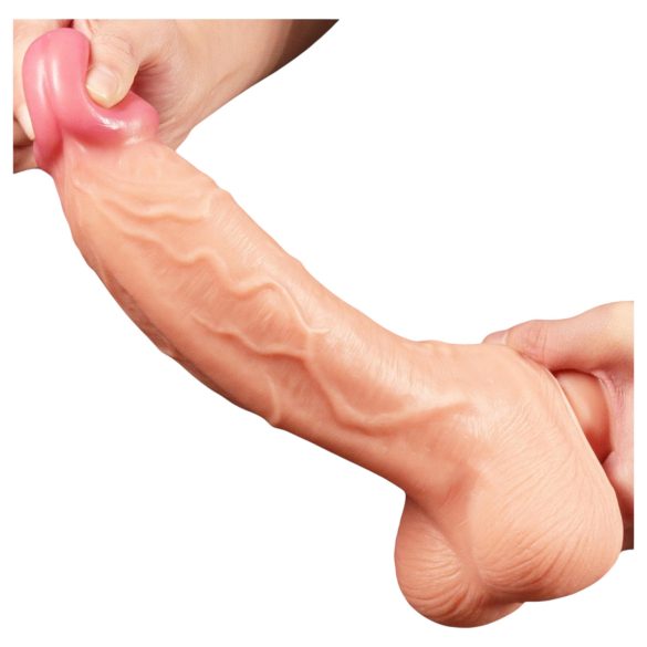 Lovetoy Nature Cock - Doppelschicht Echt-Dildo - 25cm (natur)