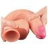 Lovetoy Nature Cock – Doppelschichtiger 30cm Dildo (Natur)