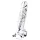 Lovetoy Flawless Clear - Dildo mit Saugnapf - 19 cm (transparent)