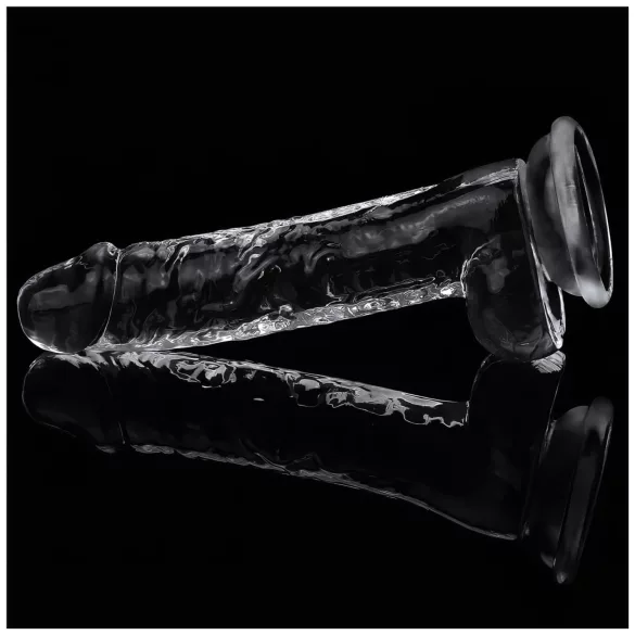 Lovetoy Flawless Clear - Dildo mit Saugnapf - 19 cm (transparent)