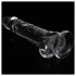 Lovetoy Flawless Clear - Dildo mit Saugnapf - 19 cm (transparent)