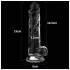 Lovetoy Flawless Clear - Dildo mit Saugnapf - 19 cm (transparent)