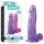 Lovetoy Jelly Studs - Saugnapf-Dildo - 20cm (lila)