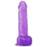 Lovetoy Jelly Studs - Saugnapf-Dildo - 20cm (lila)