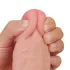 Lovetoy Sliding-Skin - Doppelschicht-Dildo - 23cm (natur)