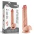 Lovetoy Sliding-Skin - Doppelschicht-Dildo - 23cm (Natur)