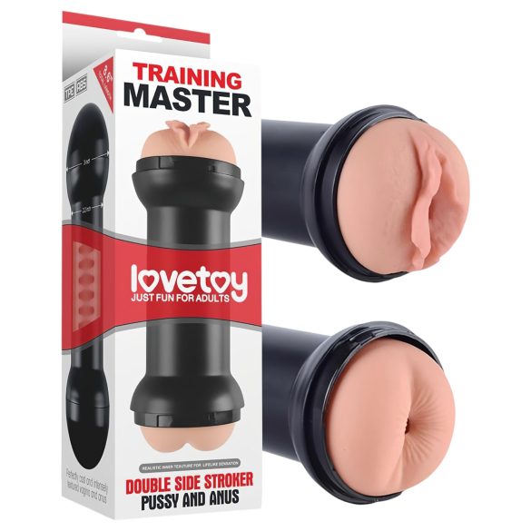 Lovetoy - Vaginal- und Anal-Masturbator (naturfarben)