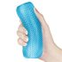 Lovetoy Training Master - Doppelseitiger gerippter Masturbator (blau)