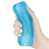 Lovetoy Training Master - 2-seitiger gerippter Masturbator (blau)