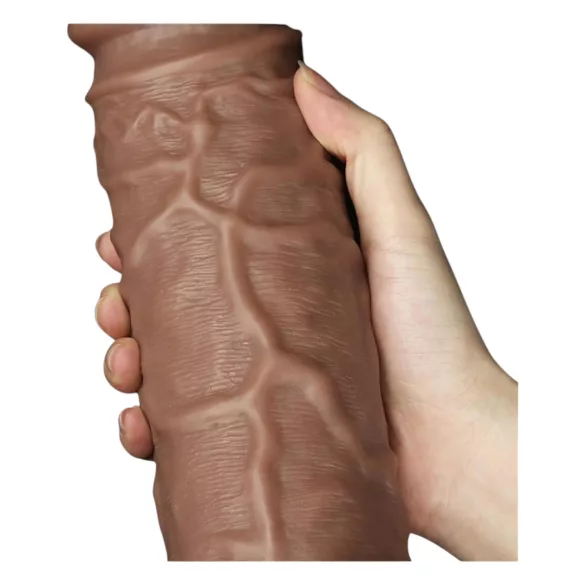 Lovetoy Chubby - Natürlicher Saugnapf-Dildo, 25 cm