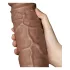 Lovetoy Chubby - Natürlicher Saugnapf-Dildo, 25 cm