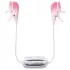 Lovense Gemini - App-gesteuerte vibrierende Brustwarzenklemmen (Pink)