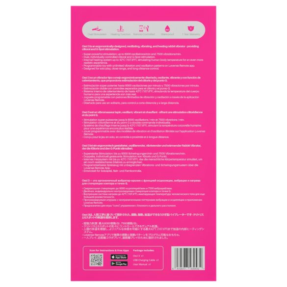 LOVENSE Osci 3 - Klitoralarm Vibrator (pink)