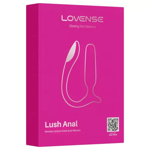 Lovense Lush Anal - App-gesteuerter Analvibrator mit LED - Pink