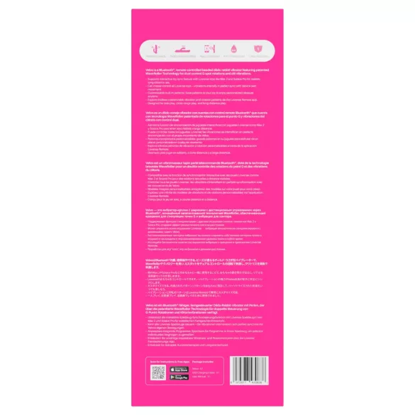 Lovense Velvo - App-gesteuerter Perlenvibrator (pink)