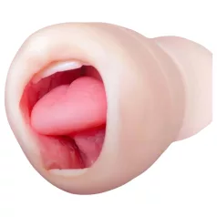   Tracy's Dog Cup - lebensechter Mund-Masturbator mit Zähnen (hautfarben)