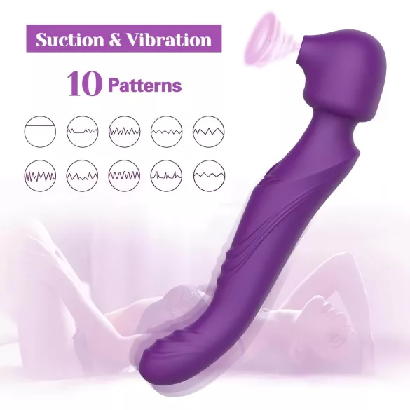 Tracy's Dog Wand - pulsierender Massagevibrator (lila)