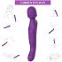 Tracy's Dog Zauberstab - Pulsierender Massagestab Vibrator (Lila)