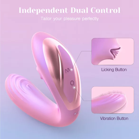 Tracy's Dog OG Lick - G-Punkt Vibrator und Klitorisstimulator (Pink)