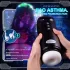 Leopard - Auf-und-Ab Saug-Vibrator Masturbator (schwarz)