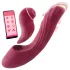 Vibeconnect - 2in1 G-Punkt- und Klitoris-Vibrator (rot)