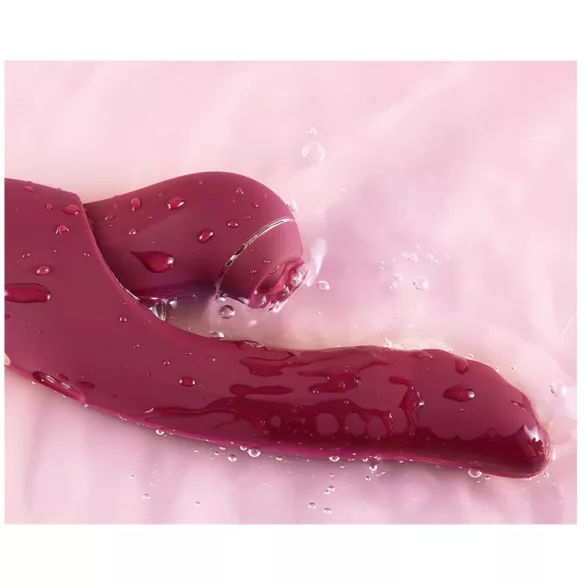 Vibeconnect - 2in1 G-Punkt- und Klitoris-Vibrator (rot)
