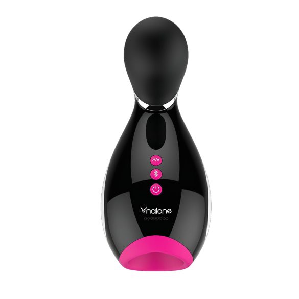 Nalone Oxxy - Smart Vibrating Masturbator (Schwarz-Pink-Weiß)