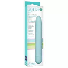 Gaia Eco L - umweltfreundlicher Stabvibrator (blau) - groß